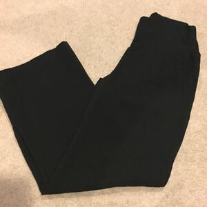 Ramilee Black Maternity Wide Leg Pants